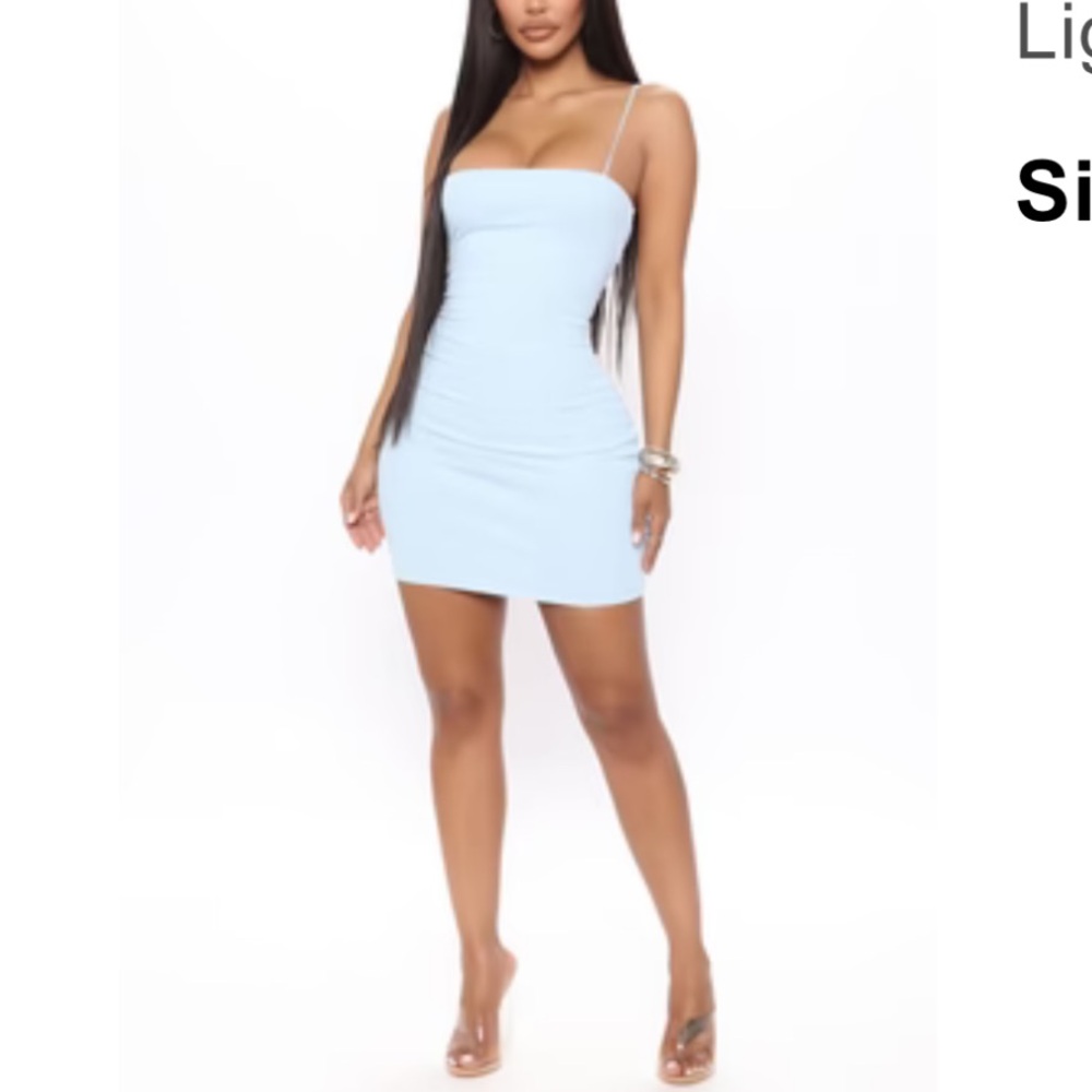 Baby Blue Bodycon Dress
